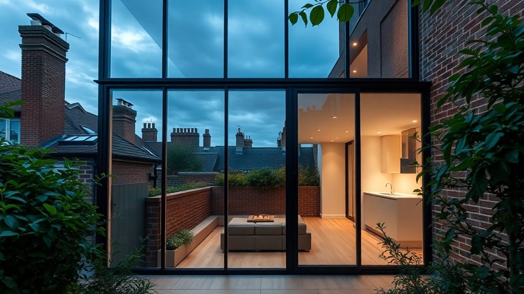 Glass Extension Walls Friern Barnet